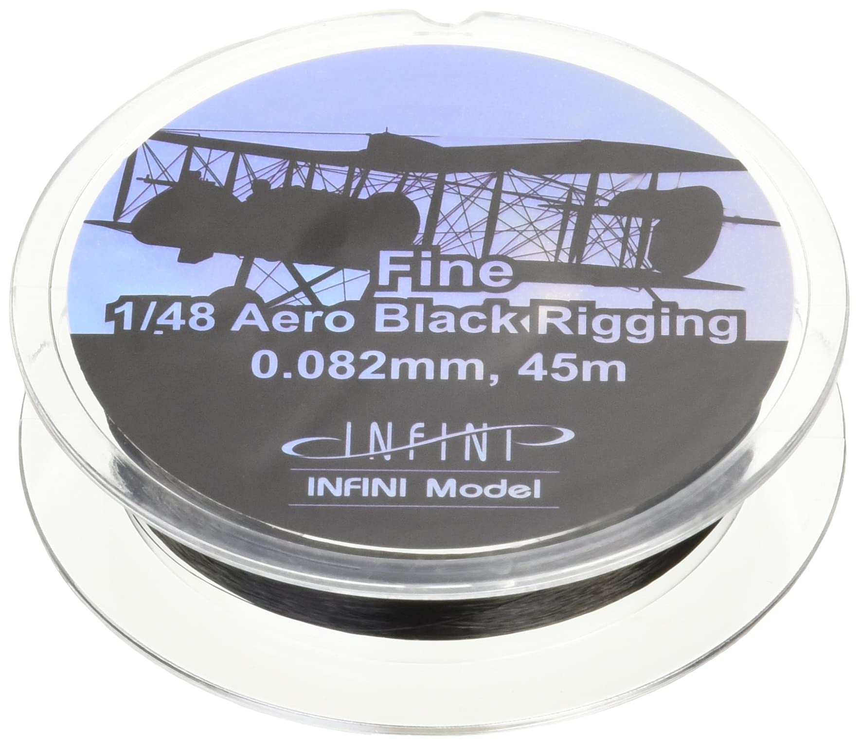 Amazon.com: INFINI Model Fine Aero Rigging 0.082mm × 45m Black 1